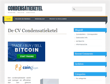 Tablet Screenshot of condensatieketel.com